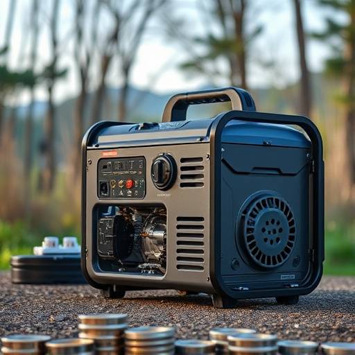 A portable generator for on-location power needs.