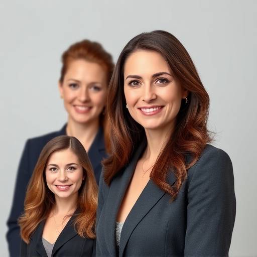 A series of professional headshots featuring individuals in business attire with clean, neutral backgrounds.